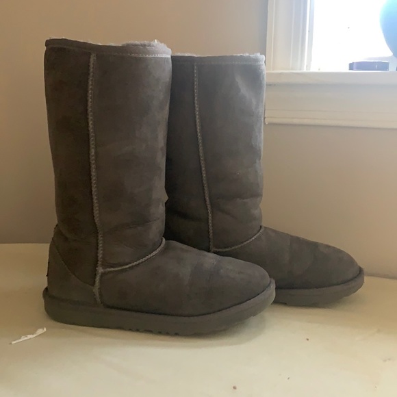 Tall Grey UGGS - Picture 1 of 9